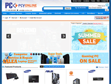 Tablet Screenshot of pcvonline.com
